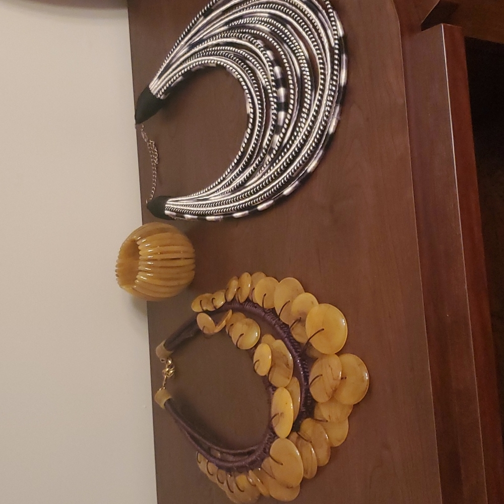 Sassy Jones Zanzibar Necklace and Bracelet, Mallika Necklace